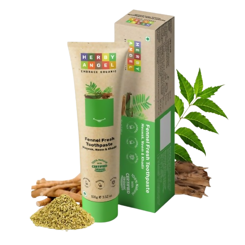 Herby Angel Baby Toothpaste For Strong Teeth Hover Image