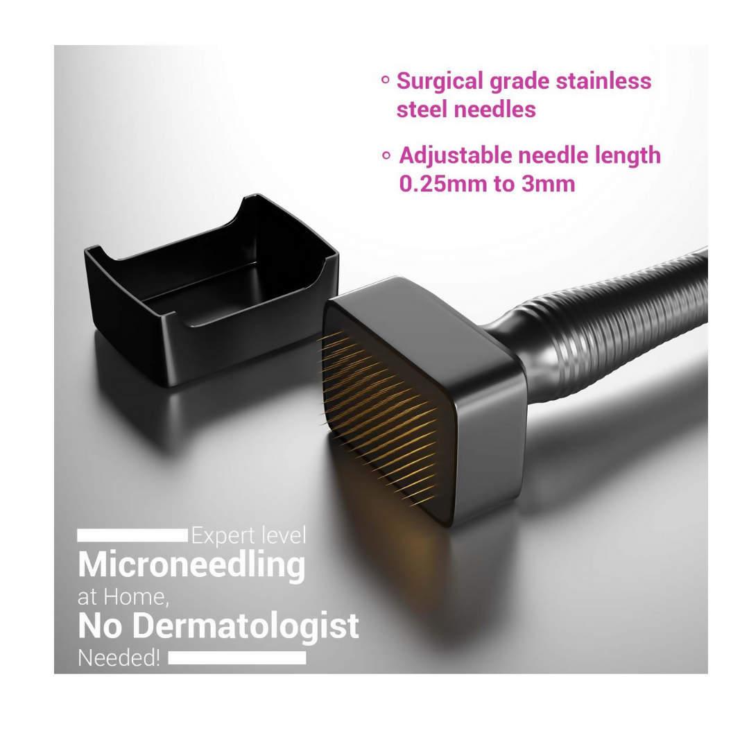 Sotrue Derma Stamp for Hair Growth | Adjustable Needles 0.25mm to 3mm