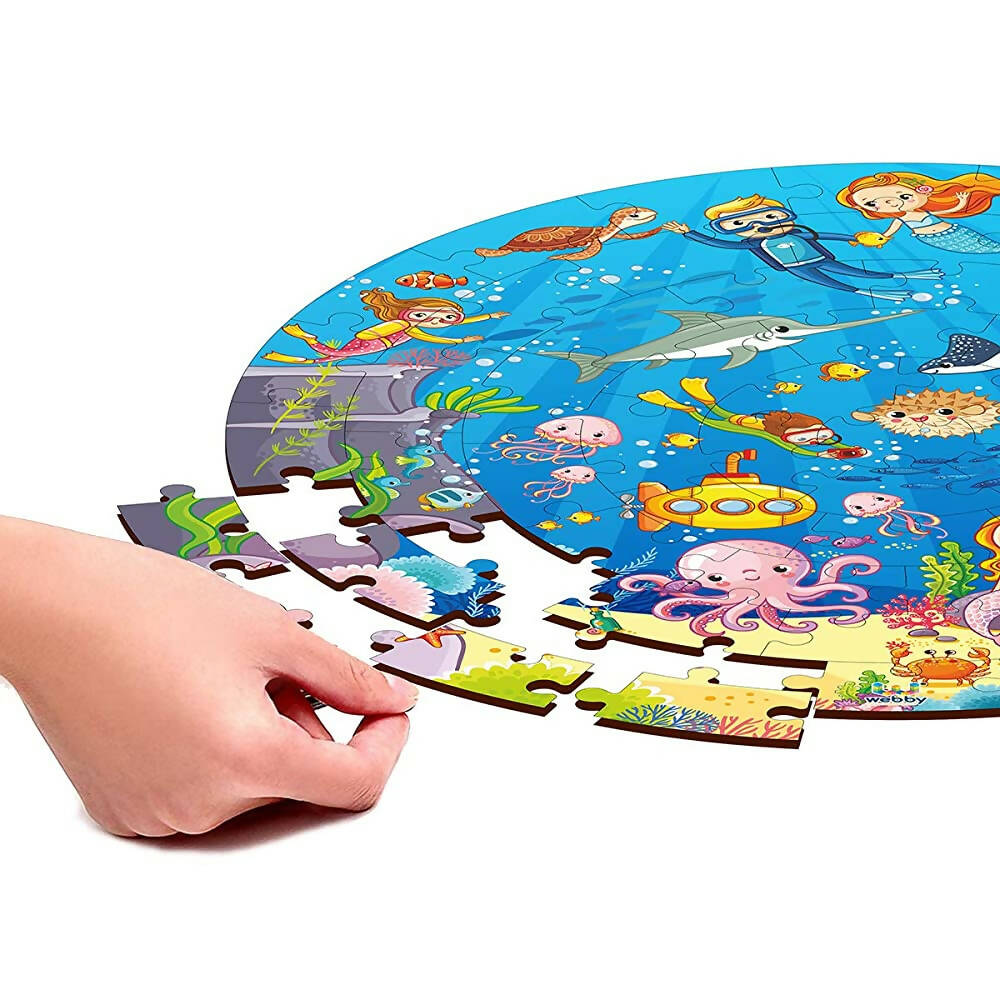 Webby Wooden Ocean Jigsaw Puzzle - 60 Pcs