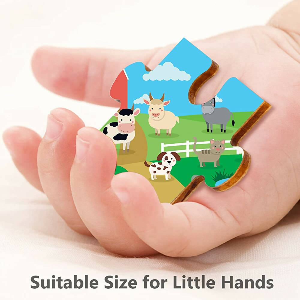 Webby Farm House Wooden Jigsaw Puzzle- 40 Pcs