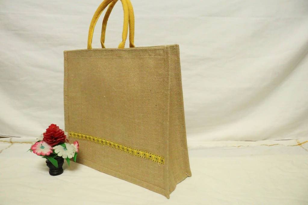 Natural Color Grocery Jute Bag