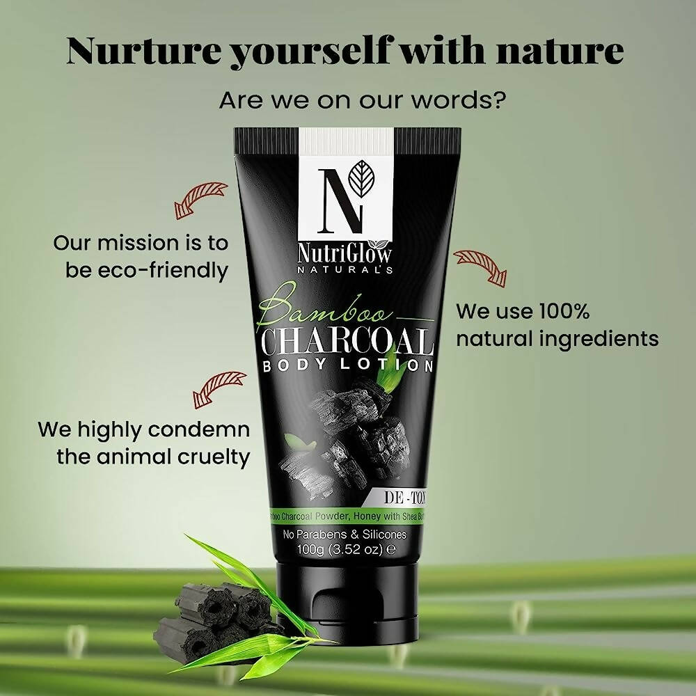 NutriGlow Natural’s Bamboo Charcoal Body Lotion