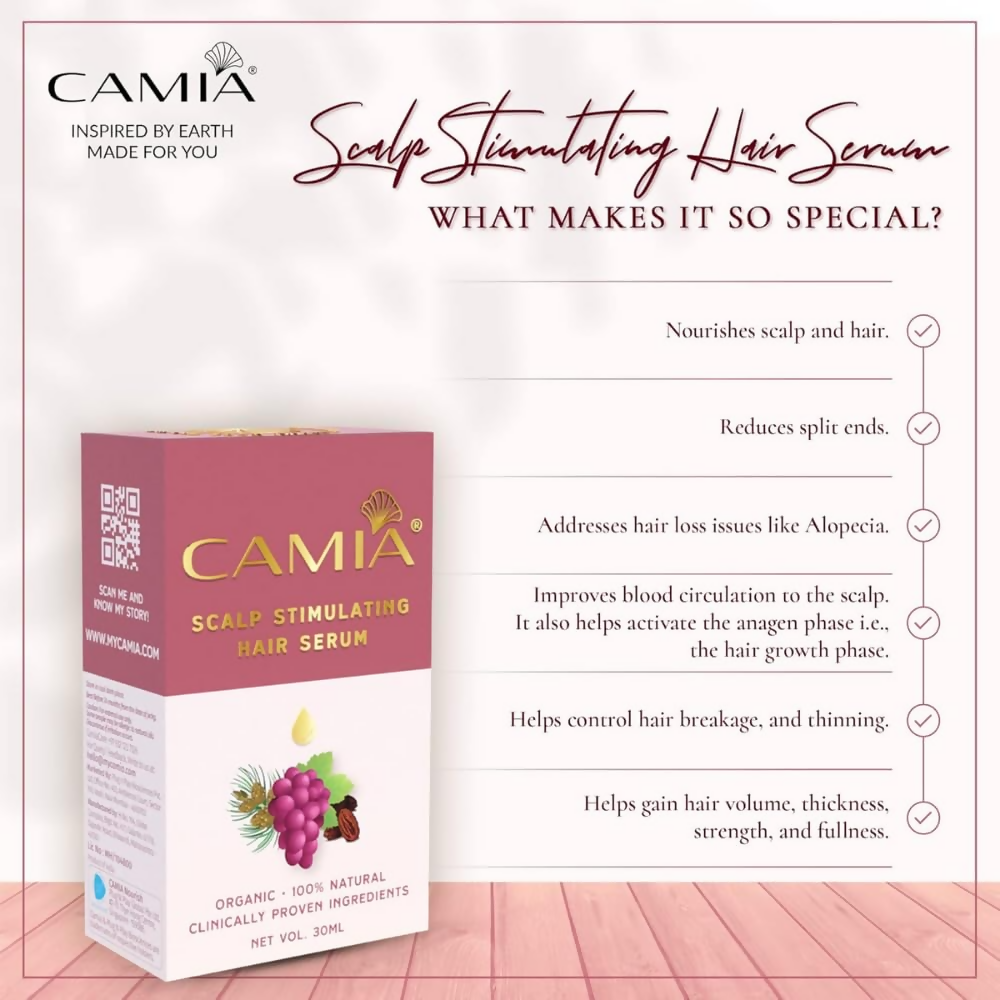 Camia Organic Scalp Stimulating Hair Serum