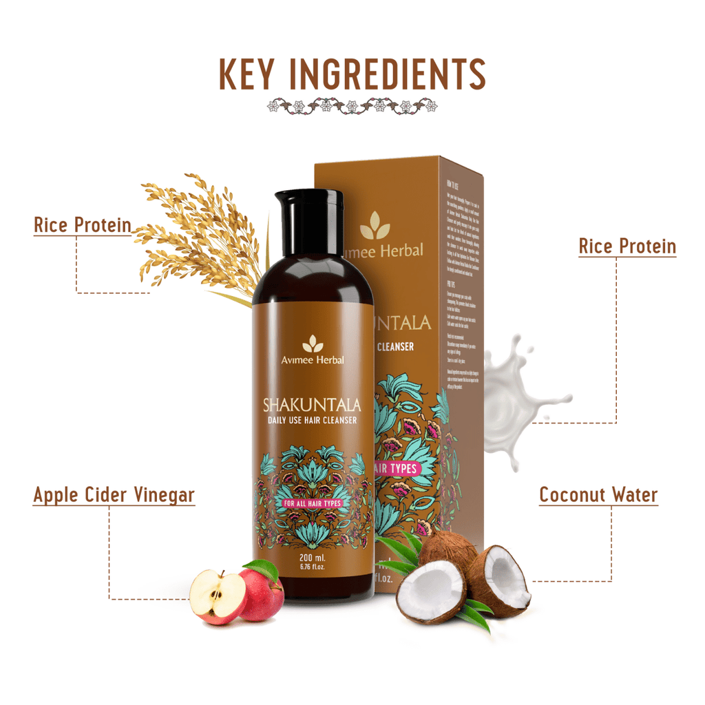 Avimee Herbal Anti Hairfall Kit - Oil, Cleanser and Scalp Spray, Controls Hair Fall and Strengthens Hair Root, With Rosemary, Amla, Methi & Bhringraj