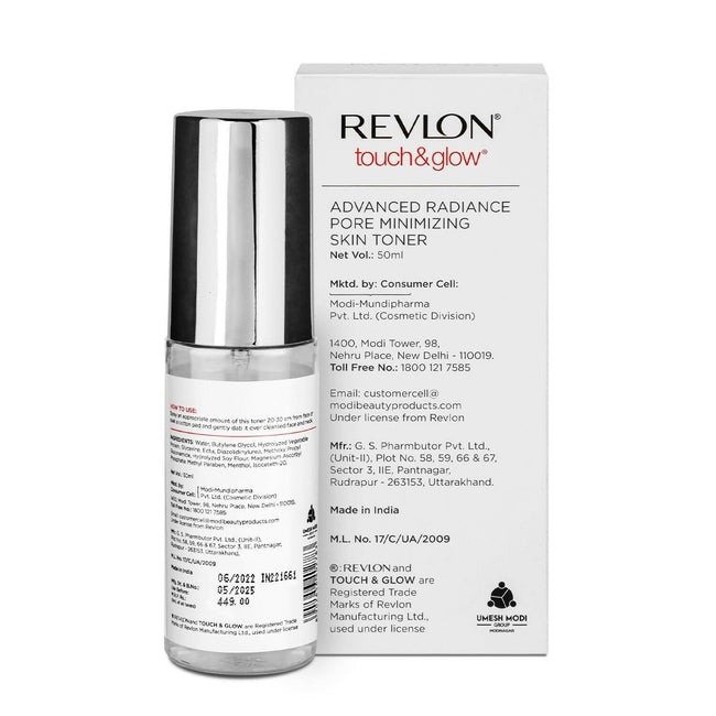 Revlon Touch & Glow Advanced Radiance Pore Minimizing Skin Toner Main Image