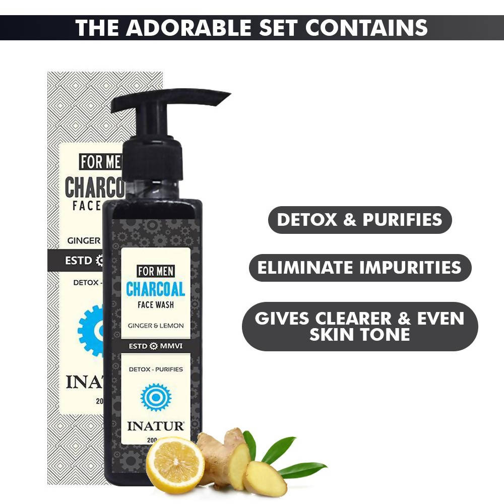 Inatur Charcoal Hamper for Men