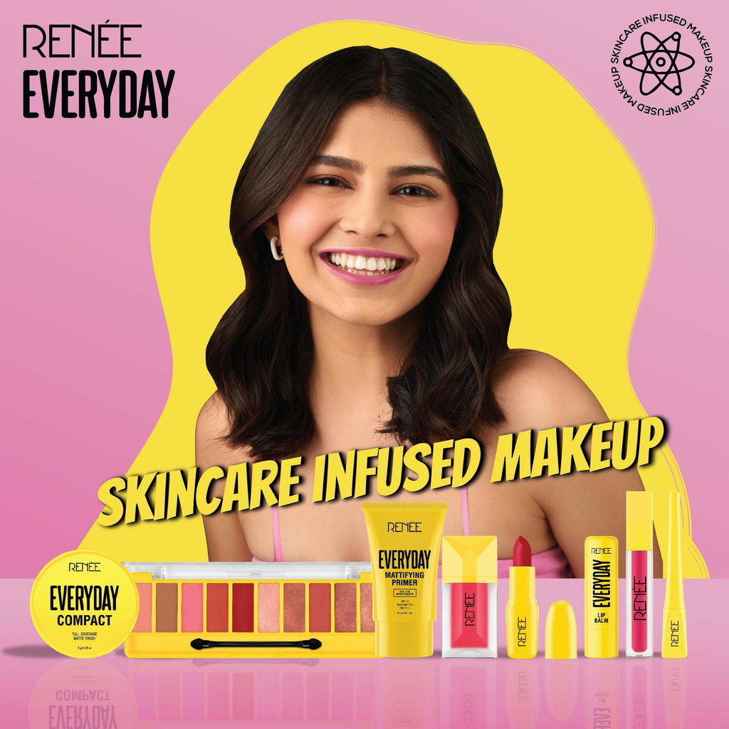 Renee Everyday Tinted Lip Balm - Rose Petal, Moisturizes & Protects with SPF 30