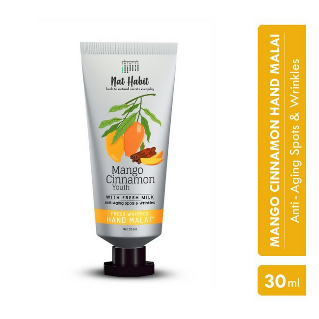 Nat Habit Mango Cinnamon Youth Hand Malai Hand Cream Main Image