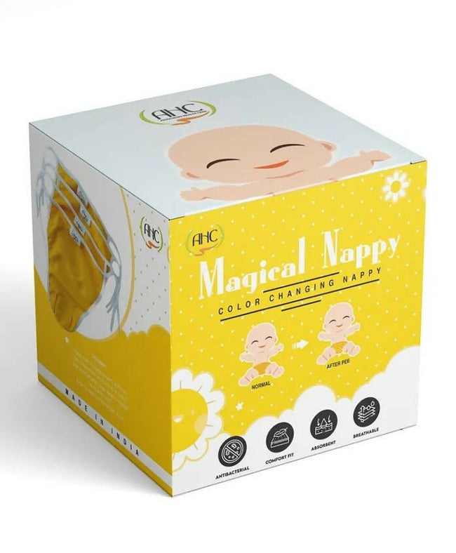 AHC Magic Colour Changing Ultra Soft In Duck Design Cloth Diaper Nappy Main Image