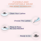 Sanfe Instant Press On Lashes P04