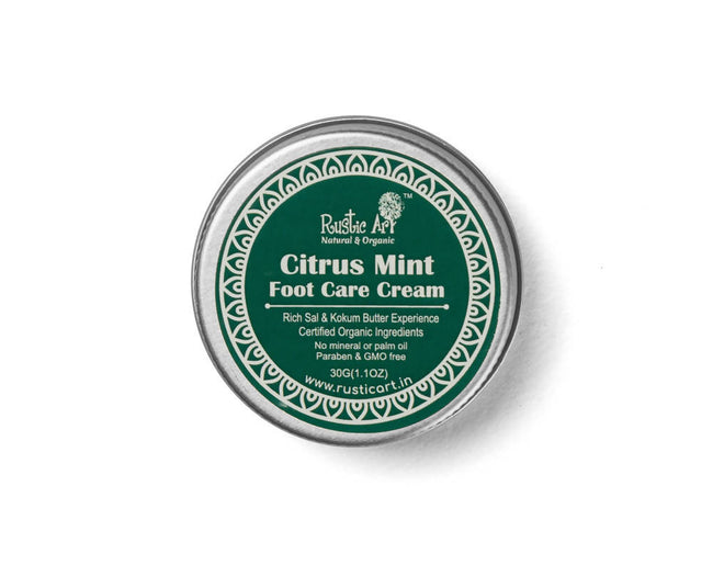 Rustic Art Citrus Mint Foot Care Cream Hover Image