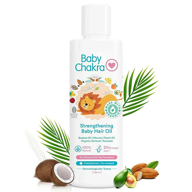 BabyChakra Strengthening Baby Hair Oil Main Image