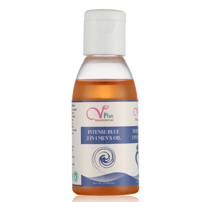 Vigini Plus Natural Actives Intense Blue Men's Stamina Booster Lubricant Delay Oil Hover Image