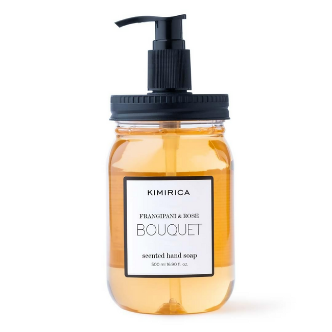 Kimirica Frangipani & Rose Scented Bouquet Hand Soap Hover Image