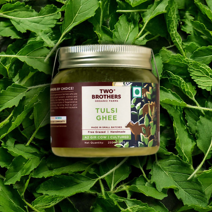 Two Brothers Organic Farms Tulsi Ghee