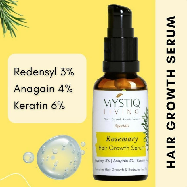 Mystiq Living Rosemary Hair Growth Serum Main Image