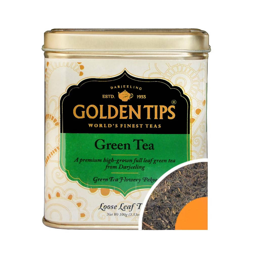 Golden Tips Green Tea - Tin Can
