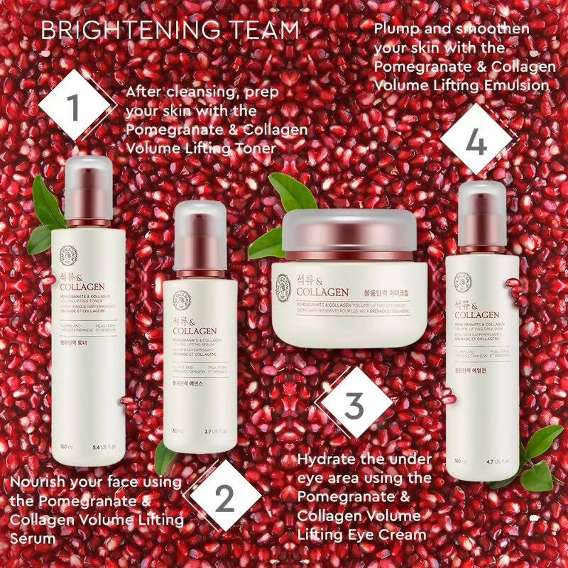 The Face Shop Pomegranate & Collagen Volume Lifting Emulsion - Korean Skincare