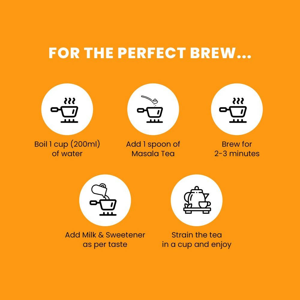 Auric Kadak Moringa Masala Tea - Black Tea from Assam & Darjeeling with Real Spices (Cardamom, Ginger, Black Pepper)