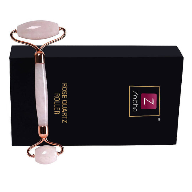 Zobha Rose Quartz Roller Hover Image