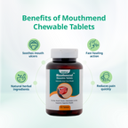 Mintdrops MouthMend Chewable Tablets (for Mouth Sores and Inflammation)