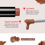 Color Cupid 2 in 1 Tinted Lip Balm + Liquid Lipstick - Mocha & Mingle