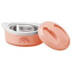 Milton New Marvel 1000 Inner Steel Casserole For Roti/Chapati - Peach Color