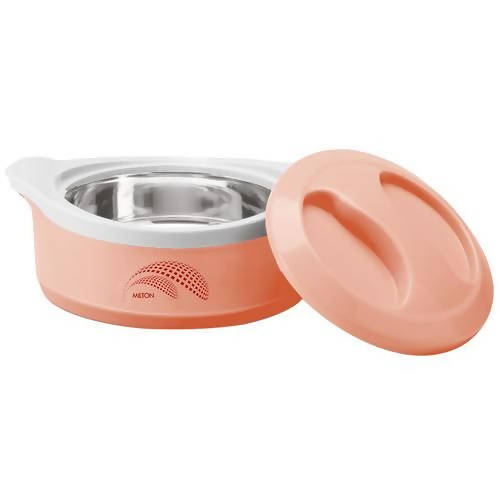 Milton New Marvel 1000 Inner Steel Casserole For Roti/Chapati - Peach Color Hover Image