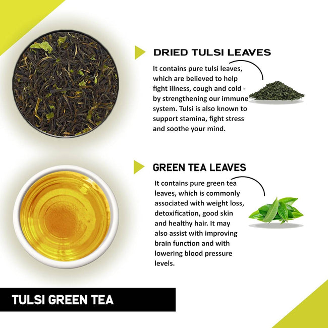 Teacurry Tulsi Green Tea Bags Main Image