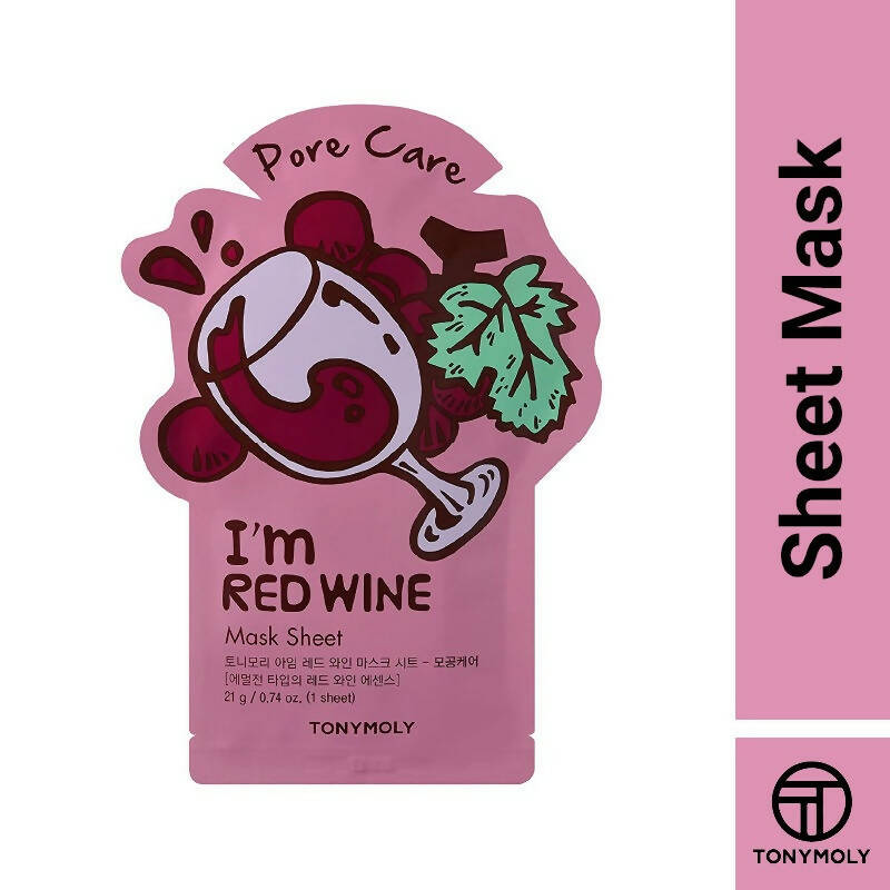 Tonymoly I'M Red Wine Mask Sheet - Korean Skincare