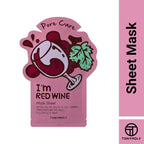 Tonymoly I'M Red Wine Mask Sheet - Korean Skincare
