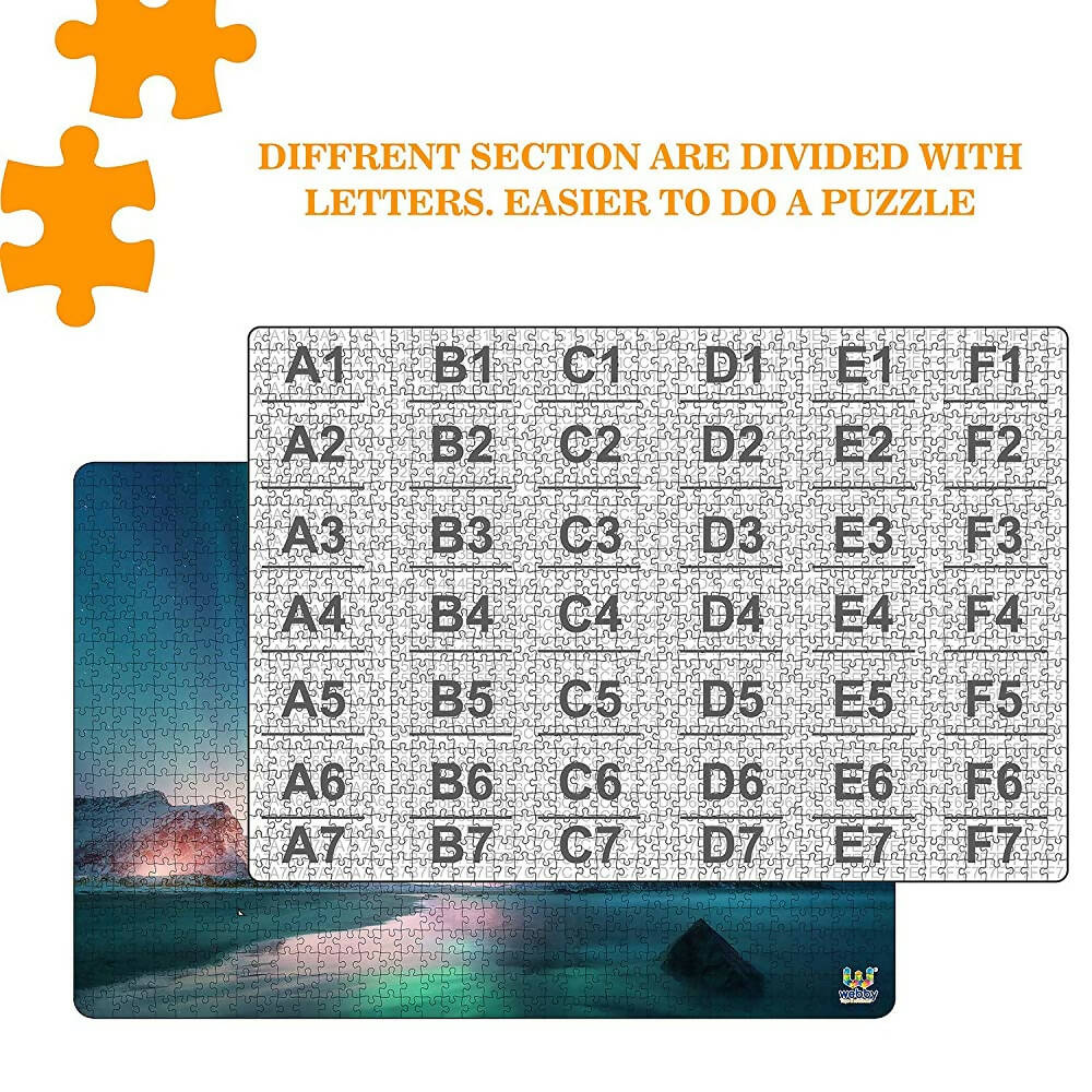 Webby Wooden Aurora Borealis Jigsaw Puzzle-1000 Pcs