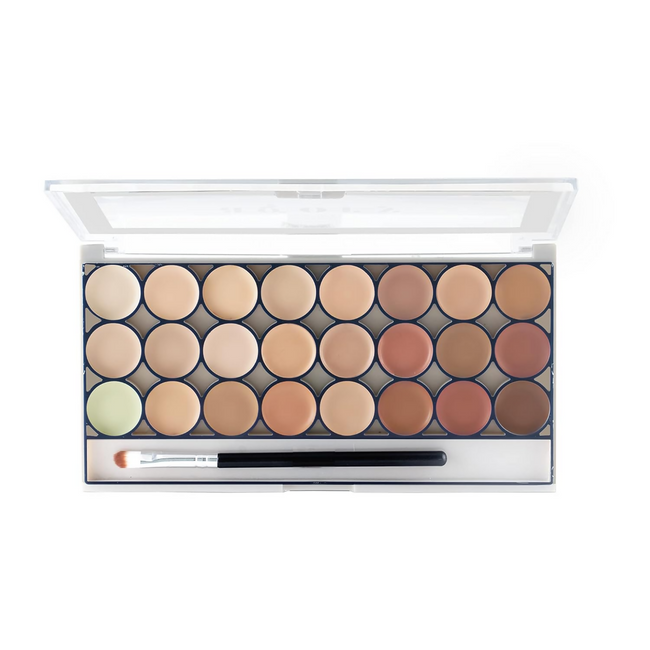 MARS Cosmetics 24 Shade Agory Cream Contour Palette With Brush - Shade-01 Main Image