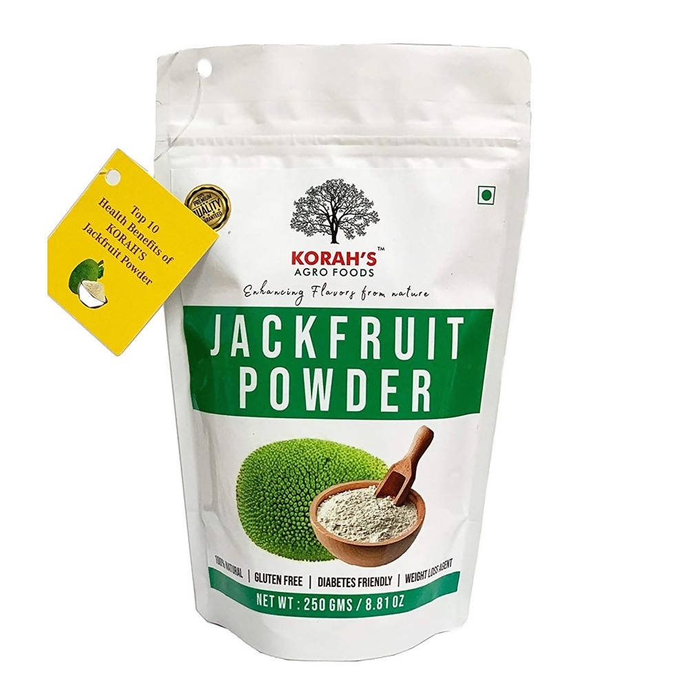 Korah's Green Jackfruit Powder | Gluten Free Raw Green Jack Fruit Flour | Kathal Powder Control Blood Sugar Levels, Healthy Diet Immunity Booster