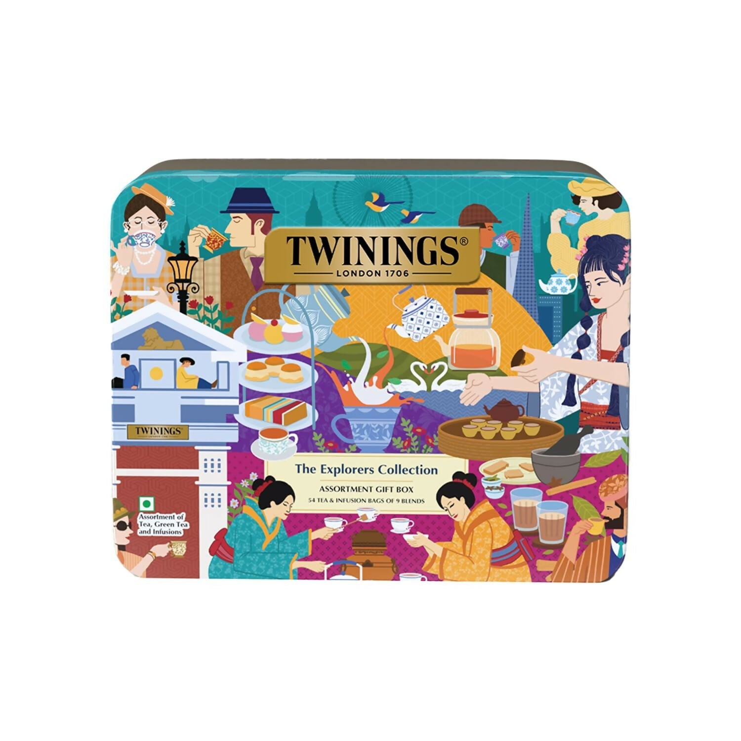Twinings The Explorers Collection Assortment Tea Gift Set