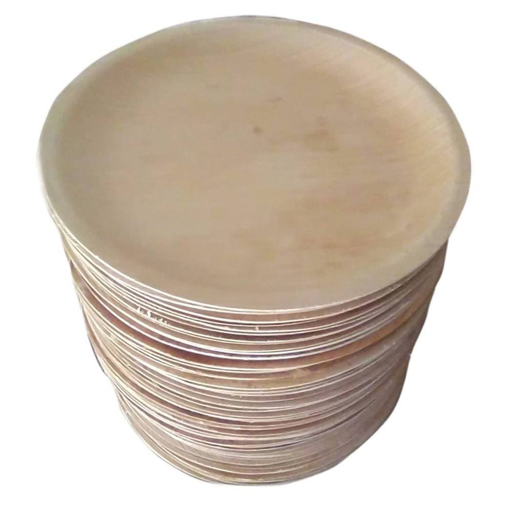 Eco Friendly Areca Leaf 8" Round Shallow Plate