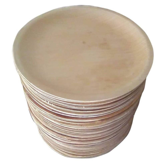 Eco Friendly Areca Leaf 8" Round Shallow Plate Main Image