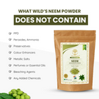 Wild Organic Neem Leaf Powder For Face And Hair Pack