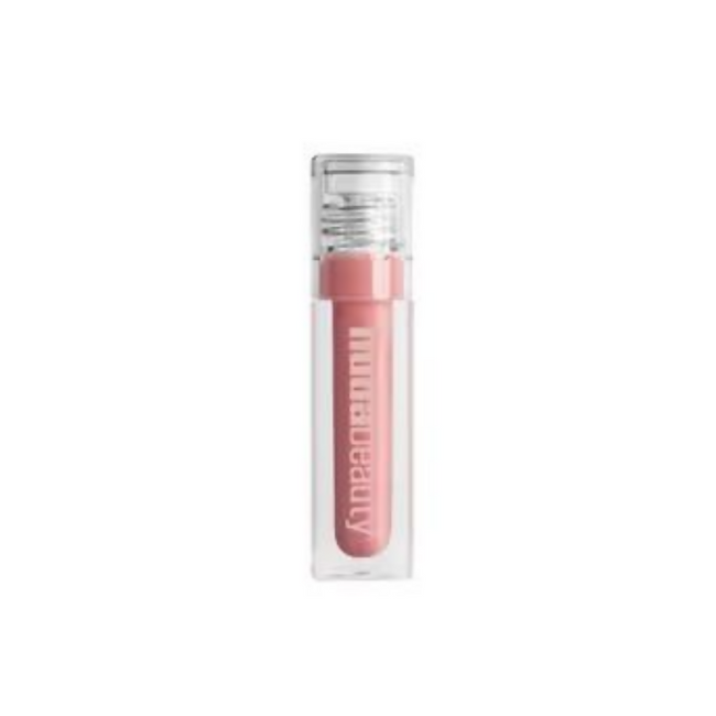 Huda Beauty Icy Nude Faux Filler Lip Gloss - She Flirty Hover Image