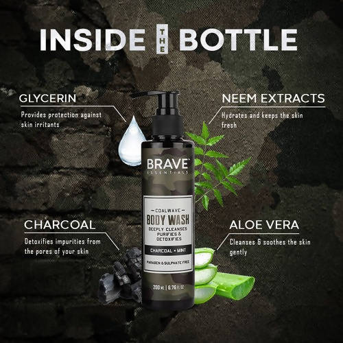 Brave Essentials Coalwave Body Wash Main Image