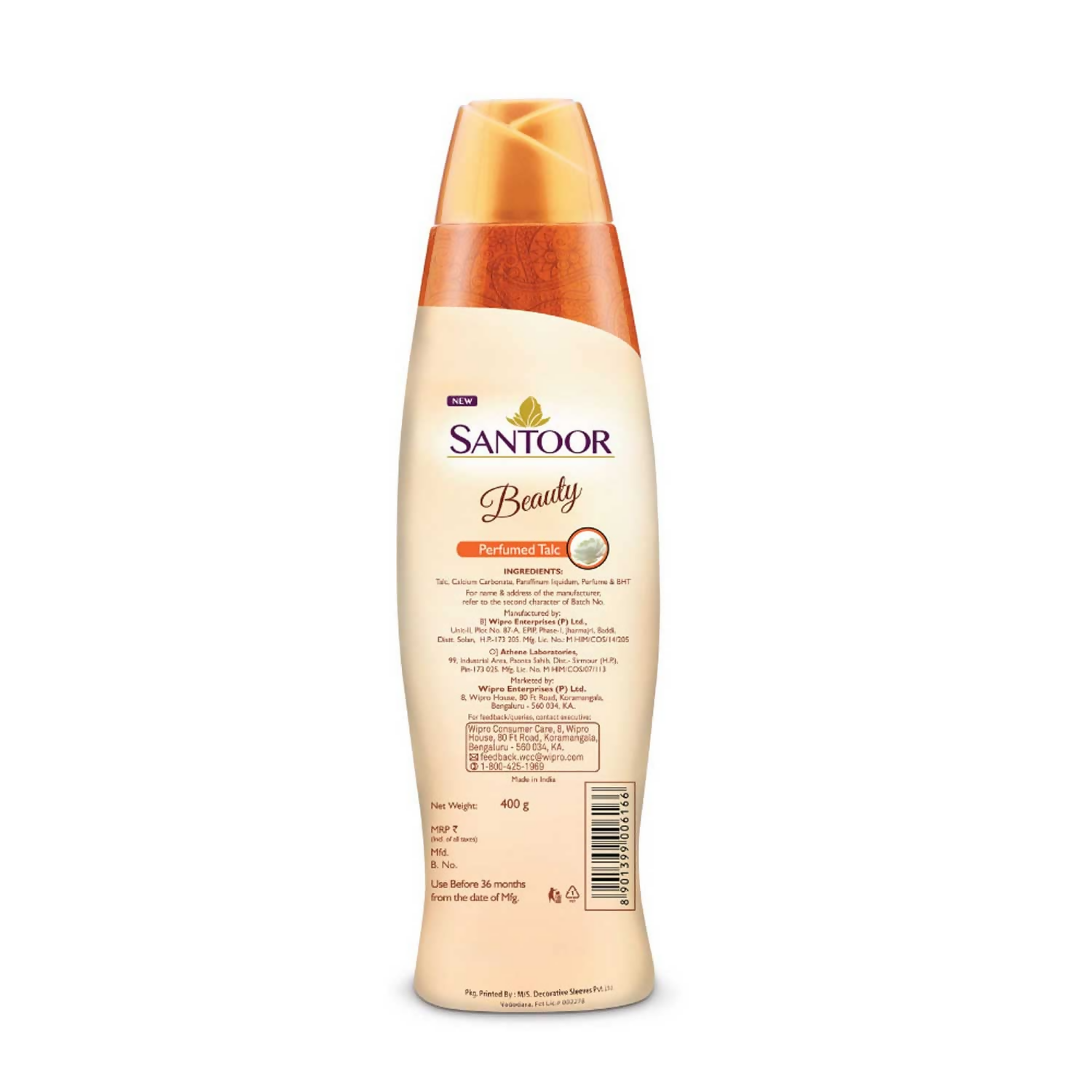 Santoor Beauty Perfumed Talc With Sandalwood Extracts