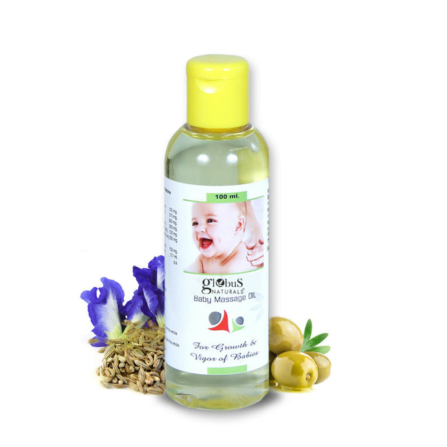 Globus Naturals Baby Massage Oil Hover Image