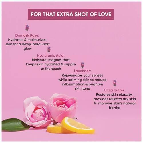 Dot & Key Hydrating Hyaluronic Damask Rose & Lavender Body Serum Lotion