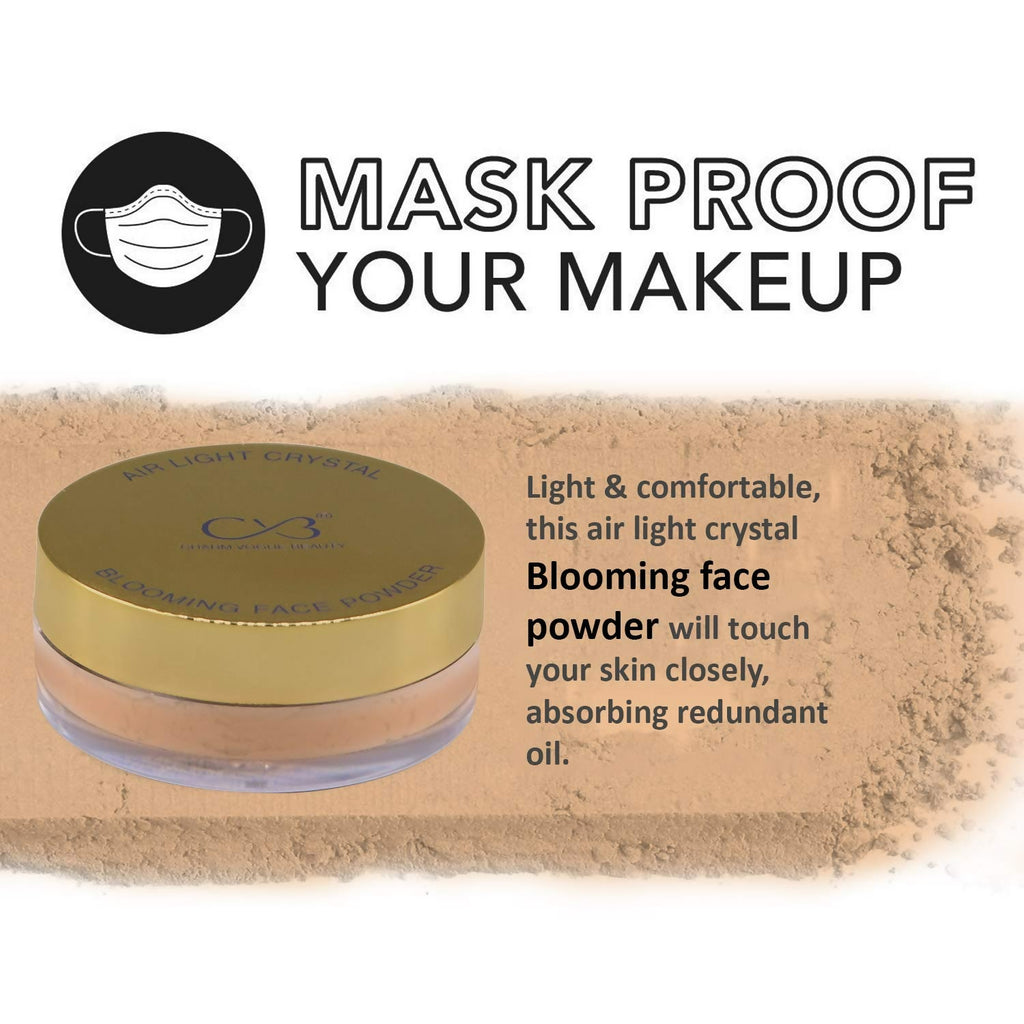 CVB C54 Blooming Loose Face Powder Air Light Crystal Oil Control Powder Shade 1