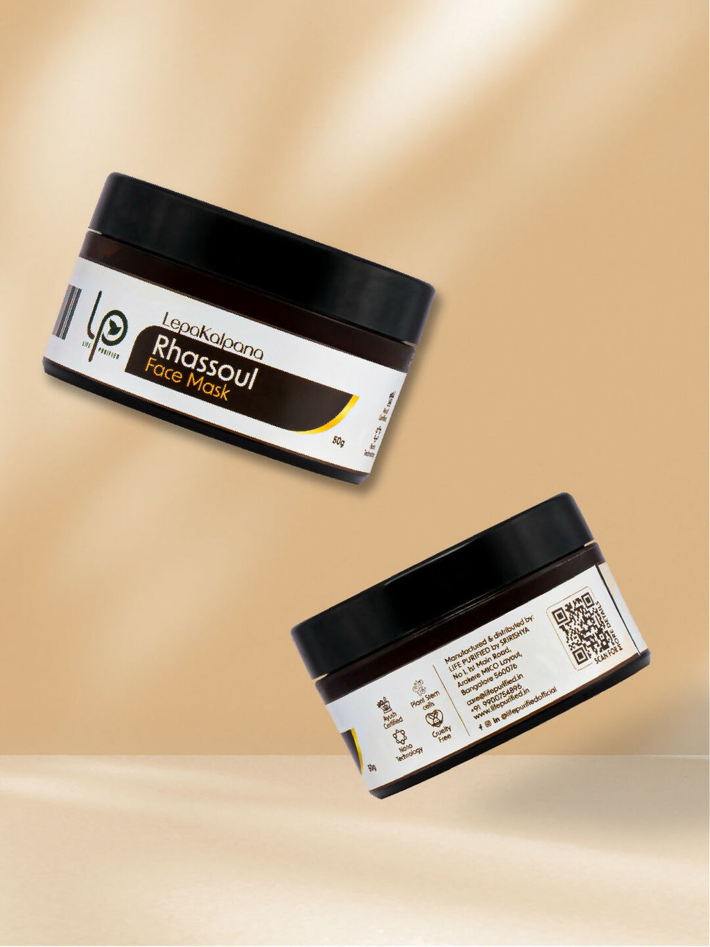 Life Purified Lepakalpana Rhassoul Face Mask