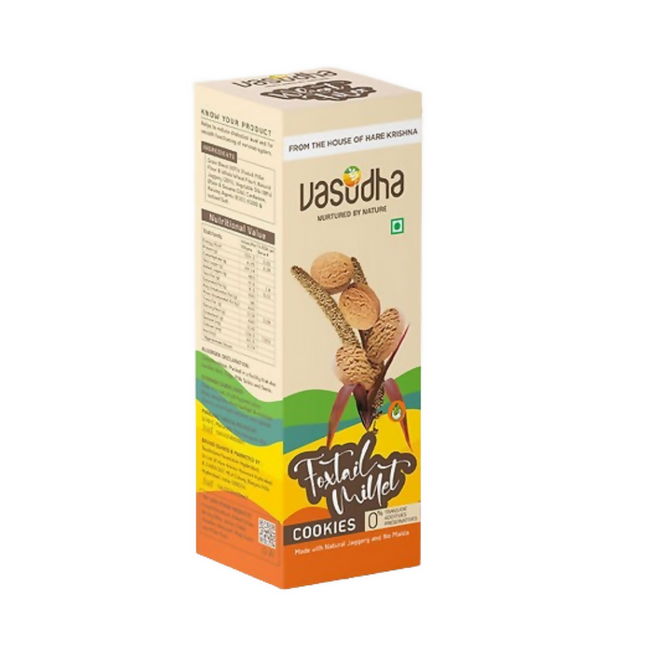 Vasudha Nurtured By Nature Foxtail Millet Cookies Hover Image