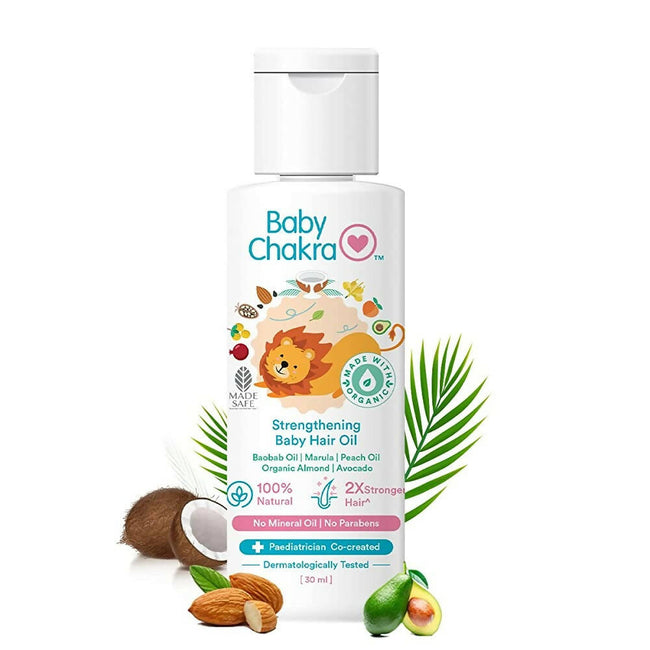 BabyChakra Strengthening Baby Hair Oil Hover Image