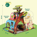 Webby Tree Troopers A Forest Hideout All Side Play Doll House for Kids