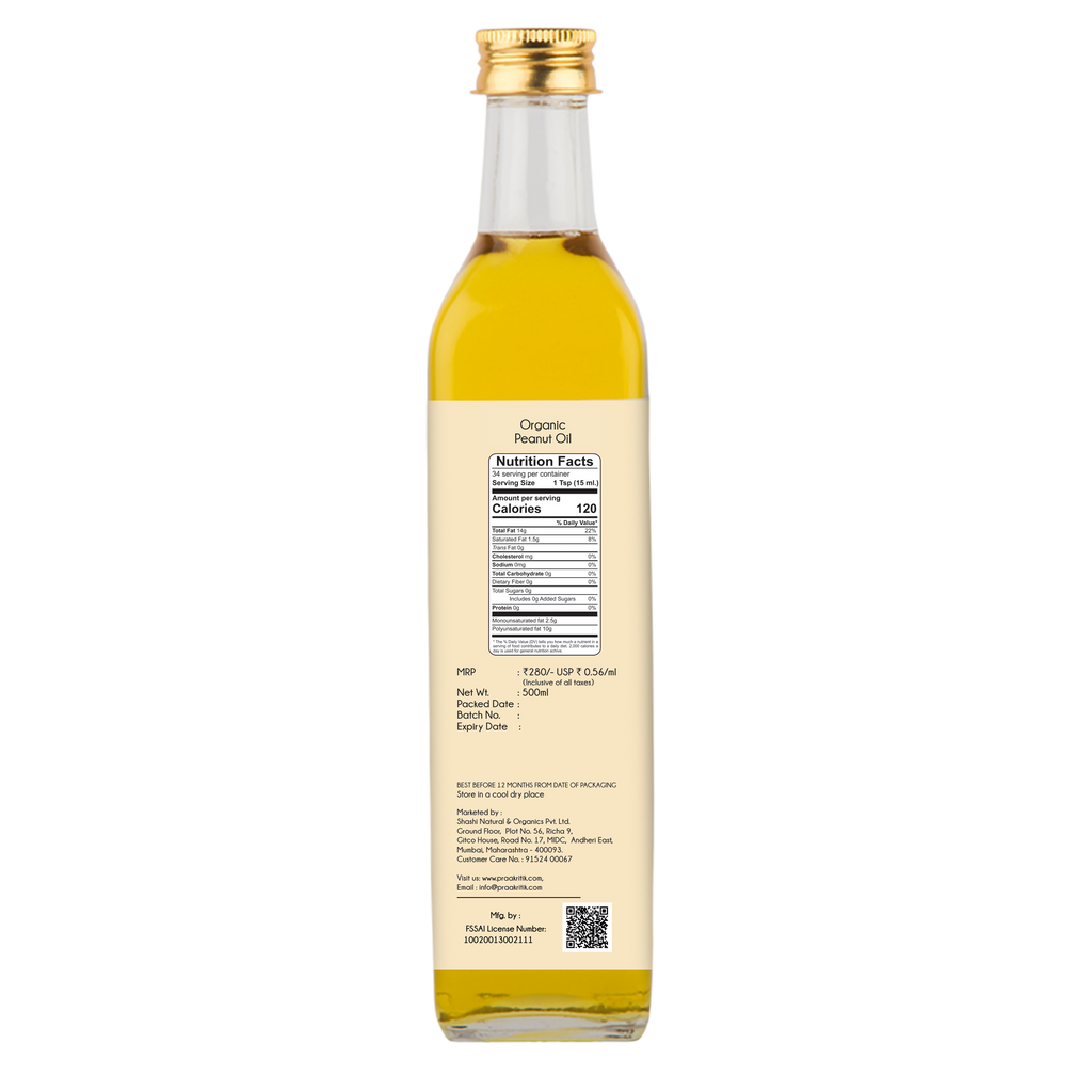 Praakritik Organic Peanut Oil