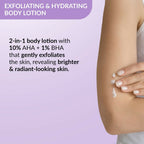 Fixderma Durave 10% AHA + 1% BHA Deep Exfoliating Body Lotion with Lactic & 1% Salicylic Acid